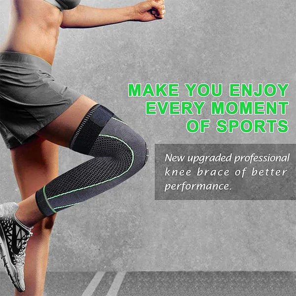 Premium Full Leg Compression Knee Brace for Running, Sports & Recovery - Image 3
