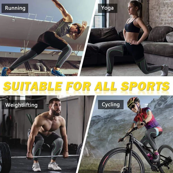 Premium Full Leg Compression Knee Brace for Running, Sports & Recovery - Image 6