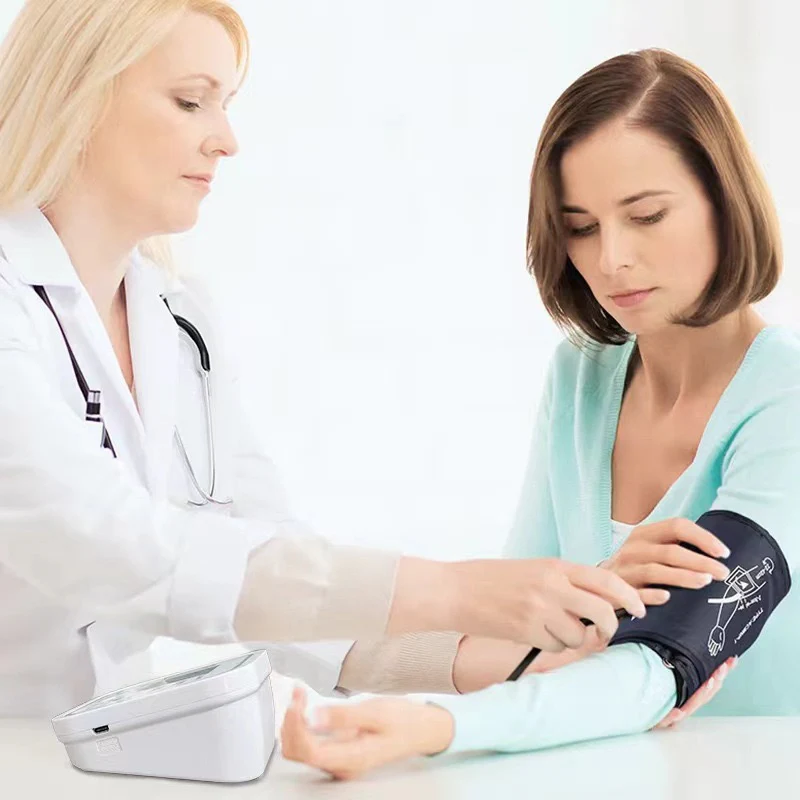 Digital Upper Arm Blood Pressure Monitor Large HD Display Auto Cuff - Image 4